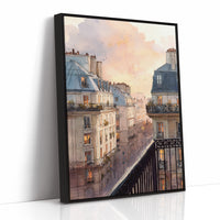 Evening Light Over Paris Rooftops