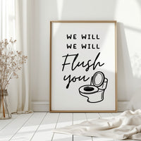 Bold Words For Bathroom Walls