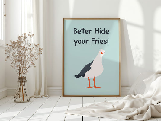 Seagull Seeks Seaside Snack Secrets