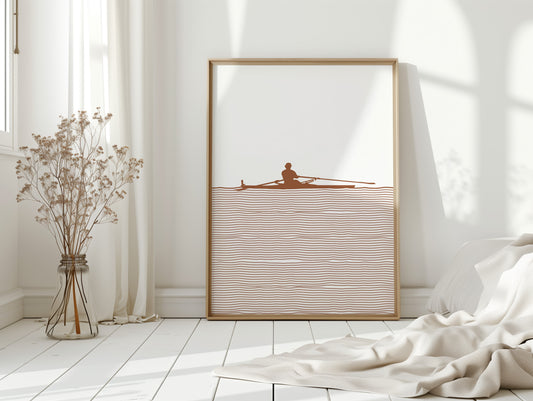 Early Morning Rows Through Serenity