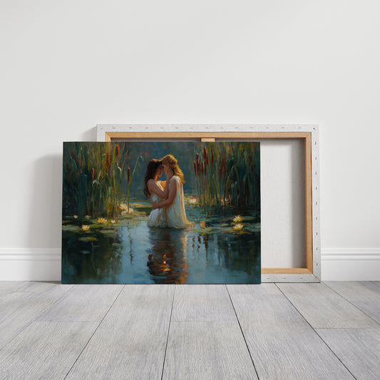 Tender Waters Among Lily Blooms