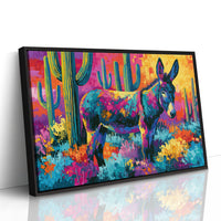 Desert Burro, Neon Sunset
