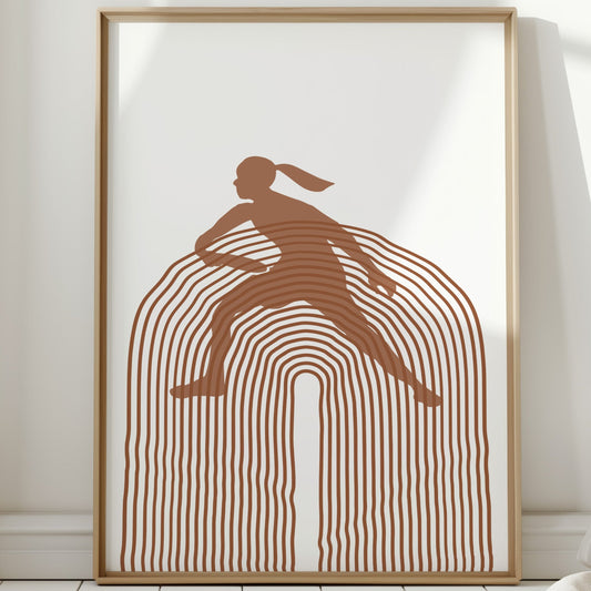Lines Flow Like Dancing Wind
