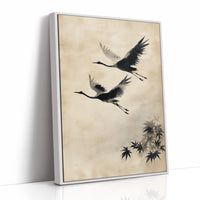 Cranes Paint Their Morning Dance