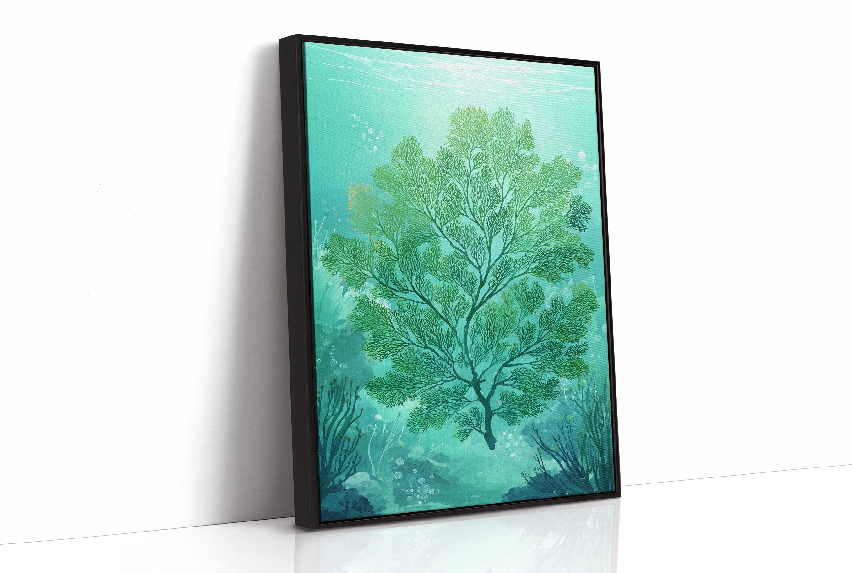 Sea Fern Dances In Aqua