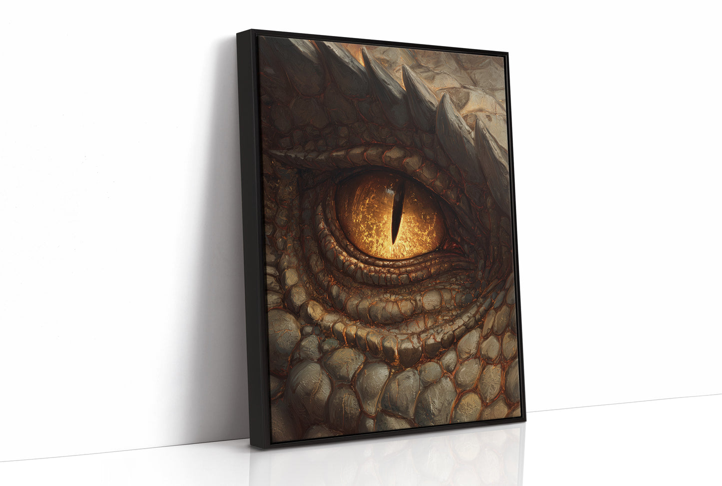 Amber Gaze From Ancient Depths