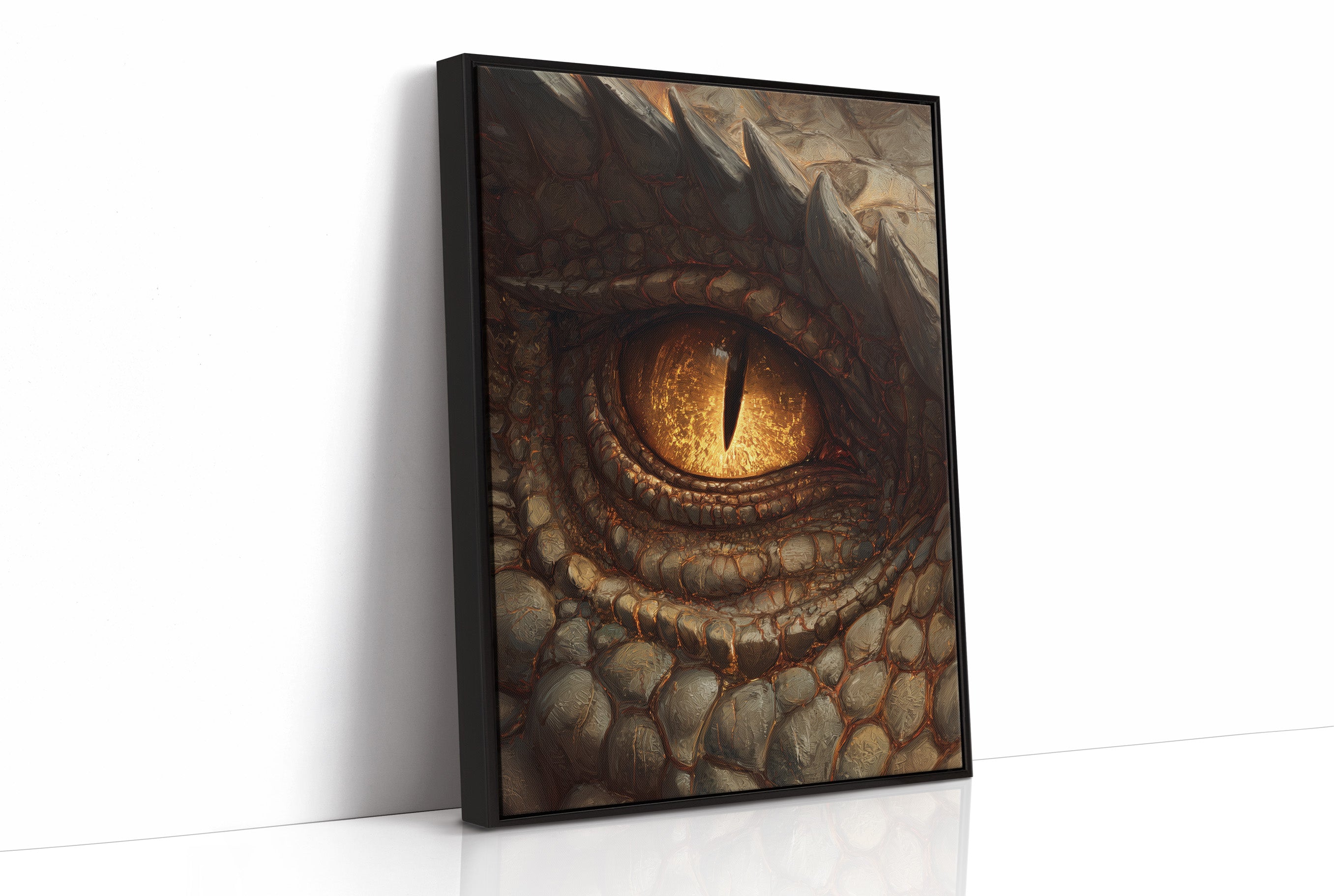 Amber Gaze From Ancient Depths