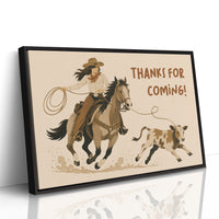 Cowgirl Wrangling Words of Thanks