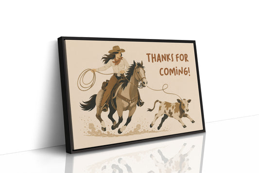 Cowgirl Wrangling Words of Thanks