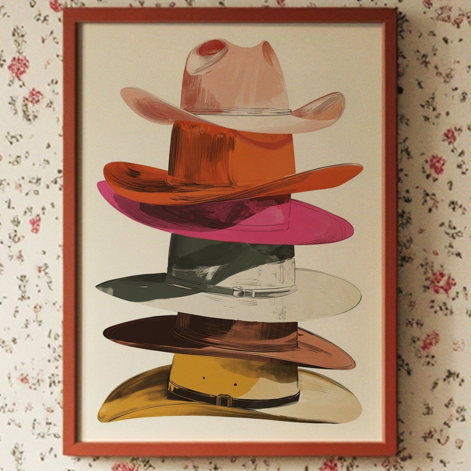 Stacked Stetsons Paint Western Stories