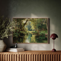 Summer Light Dances Through Forest Stream