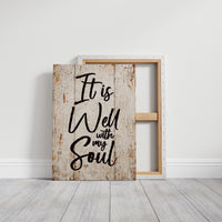 Rustic Affirmation Whispers Truth