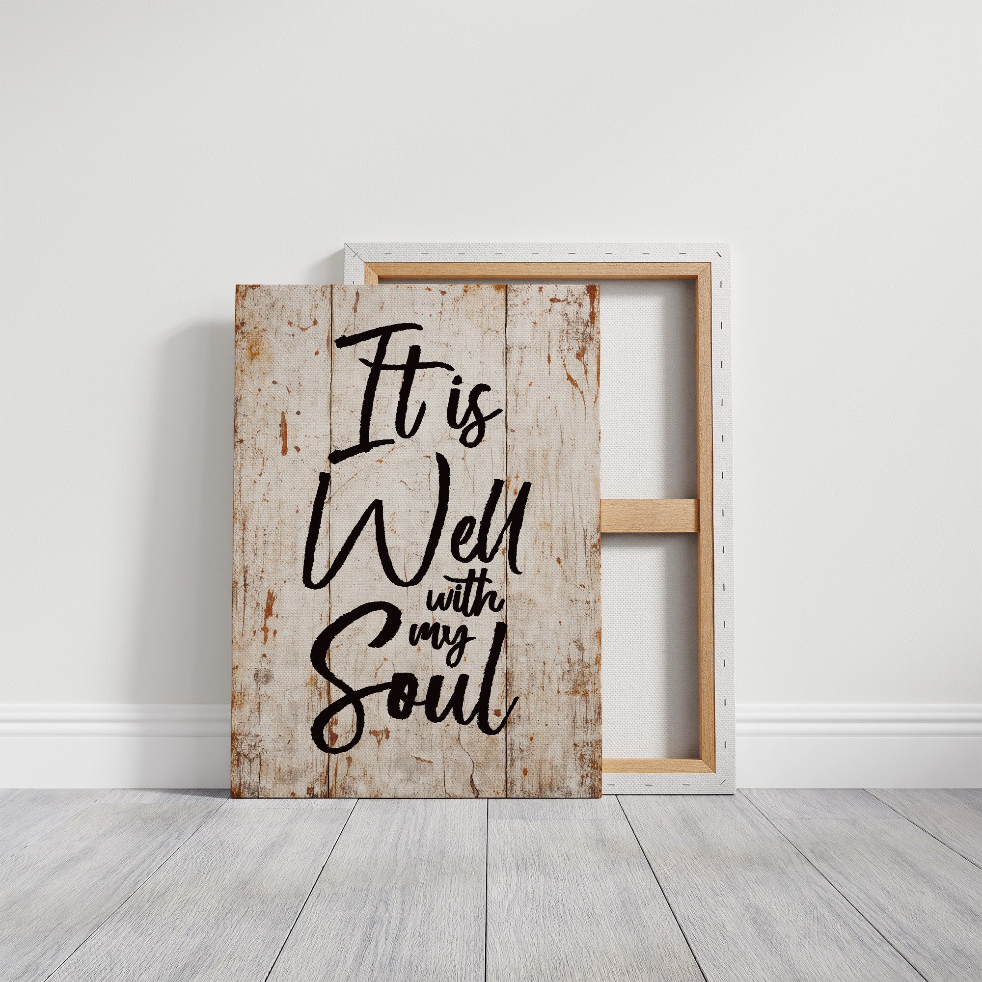 Rustic Affirmation Whispers Truth