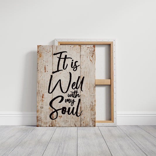 Rustic Affirmation Whispers Truth