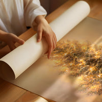 Evergreen Tales In Golden Mist