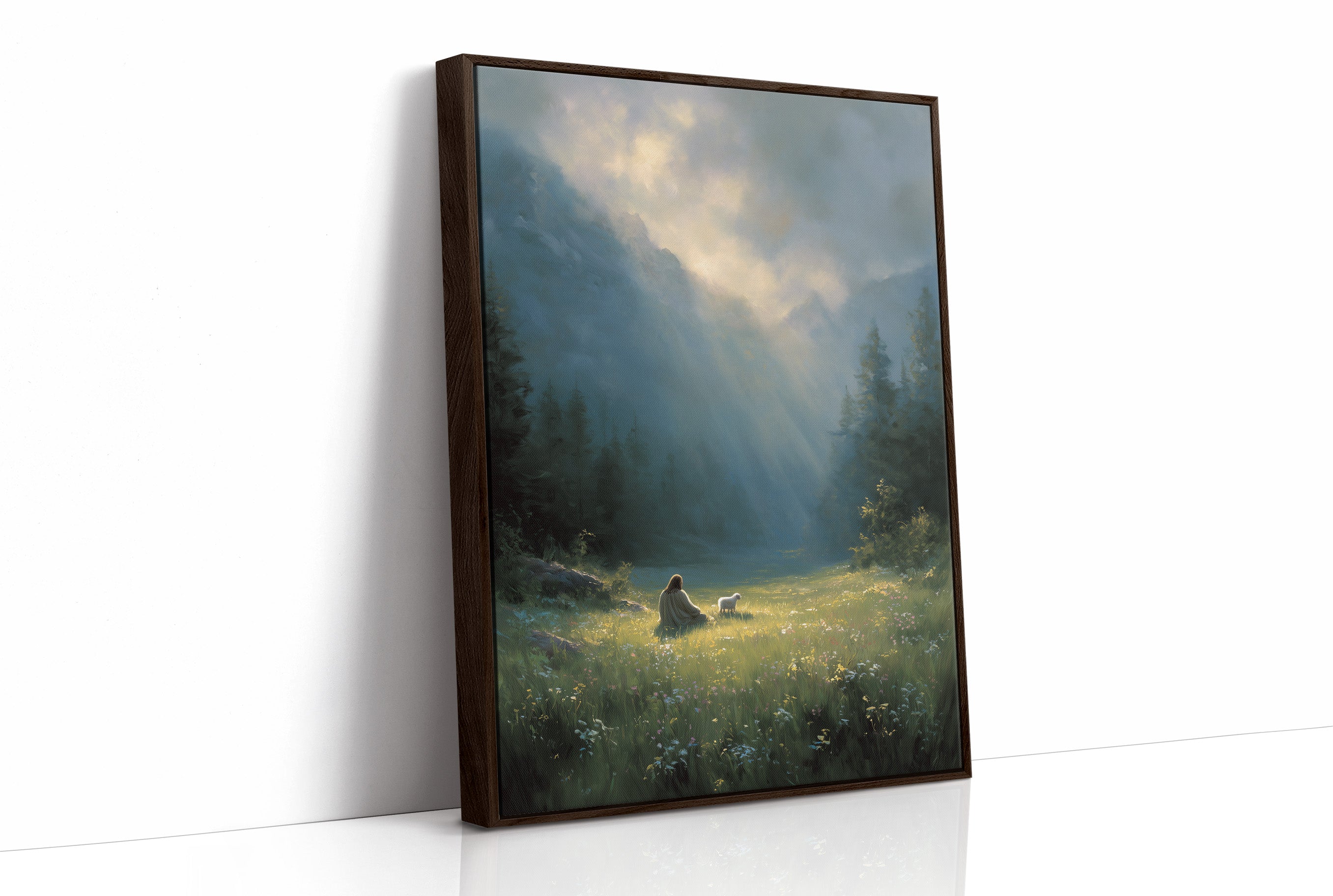 Sunbeams Bless The Mountain Meadow