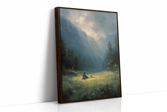 Sunbeams Bless The Mountain Meadow