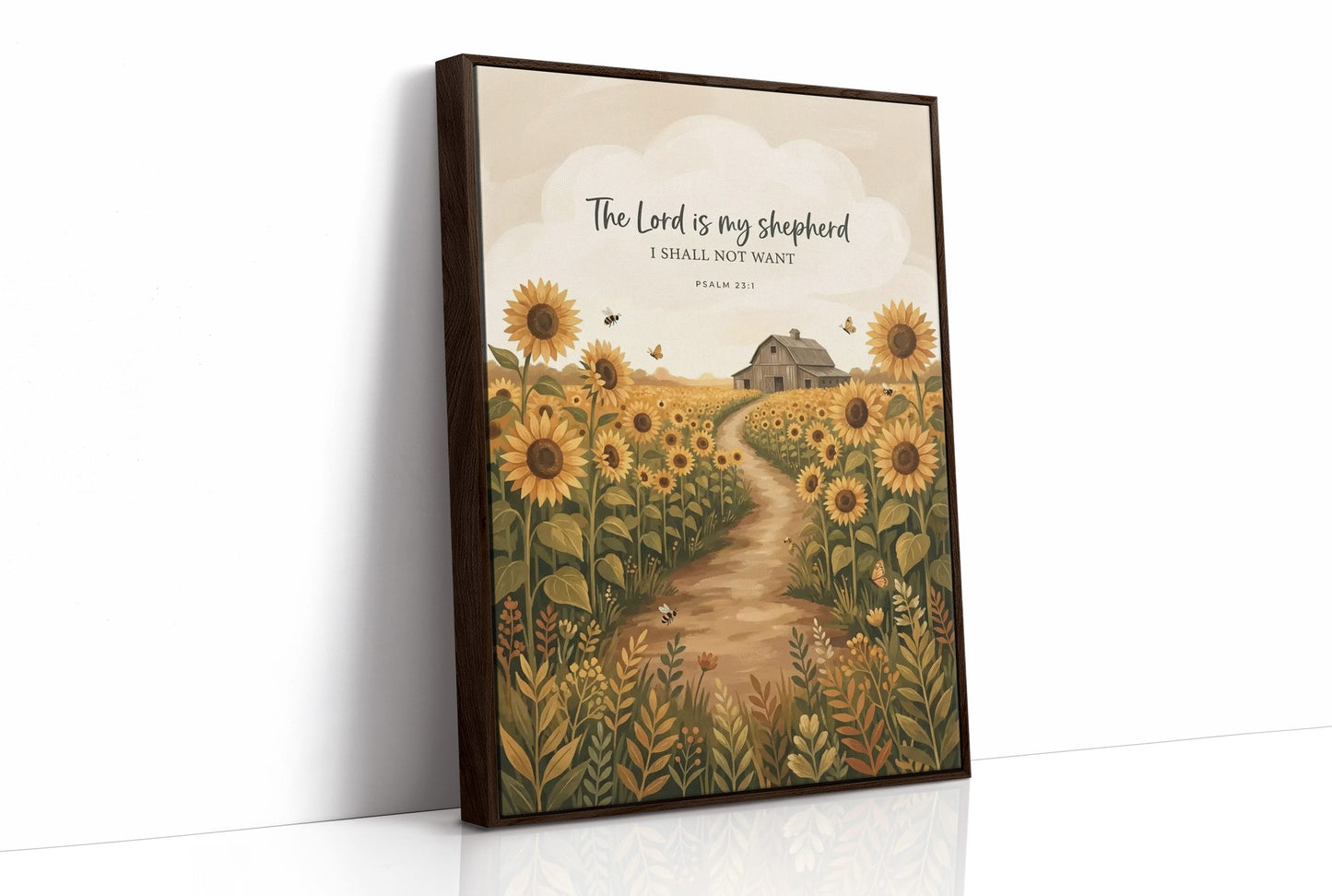 The Lord Is My Shepherd: Sunflower Barn Path