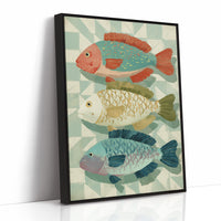 Three Fish In Summer Hues