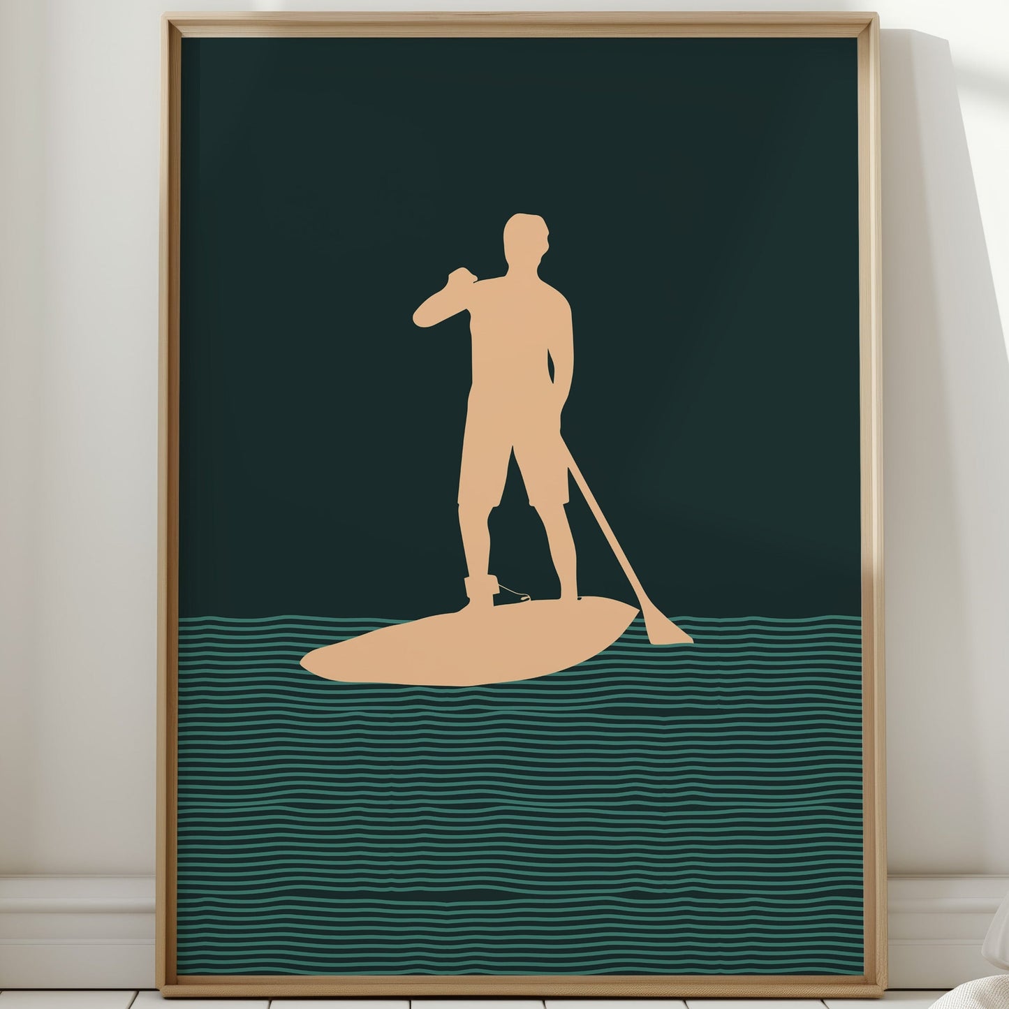 Paddle Through Evening's Gentle Lines