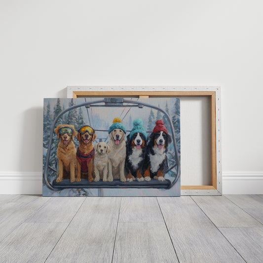 Paws on the Chairlift: Alpine Canine Crew
