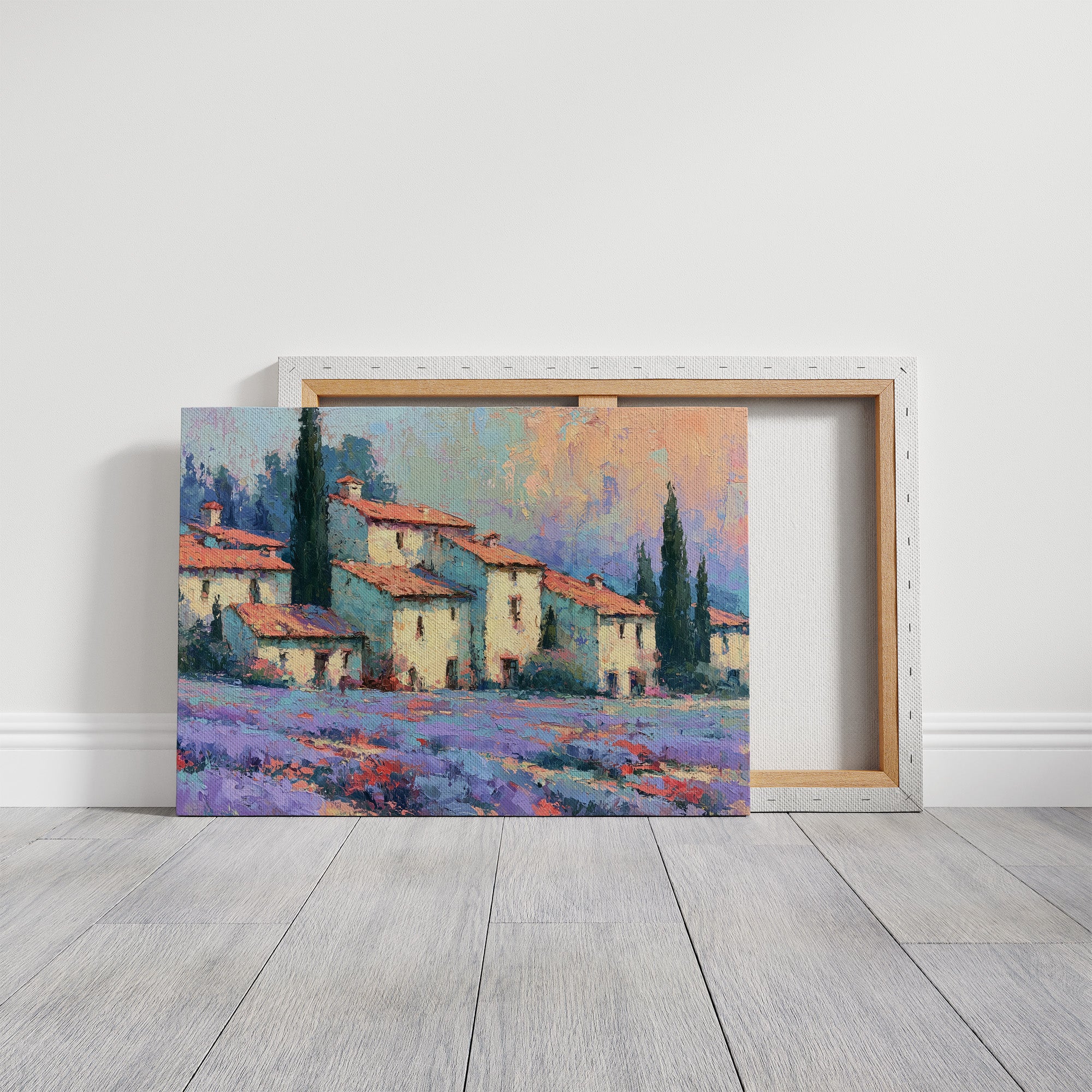Lavender Fields, Tuscan Sunset