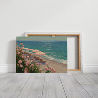 Blush Umbrellas by the Sea