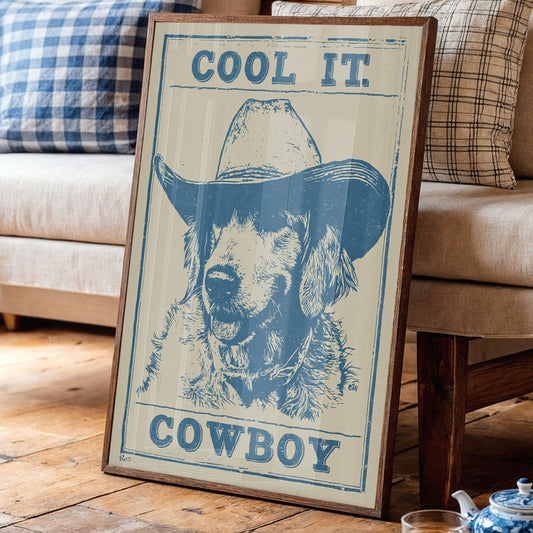 The Canine Cowboy Stands Proud