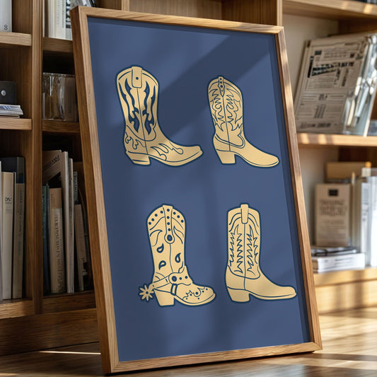 Boots Tell Tales Of Prairie Wind