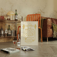Golden Harvest In Simple Lines