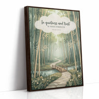 In Quietness and Trust: Bamboo Forest Bridge