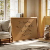 I Am the Storm Quote Art