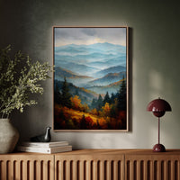 Autumn Peaks Paint The Morning Blue