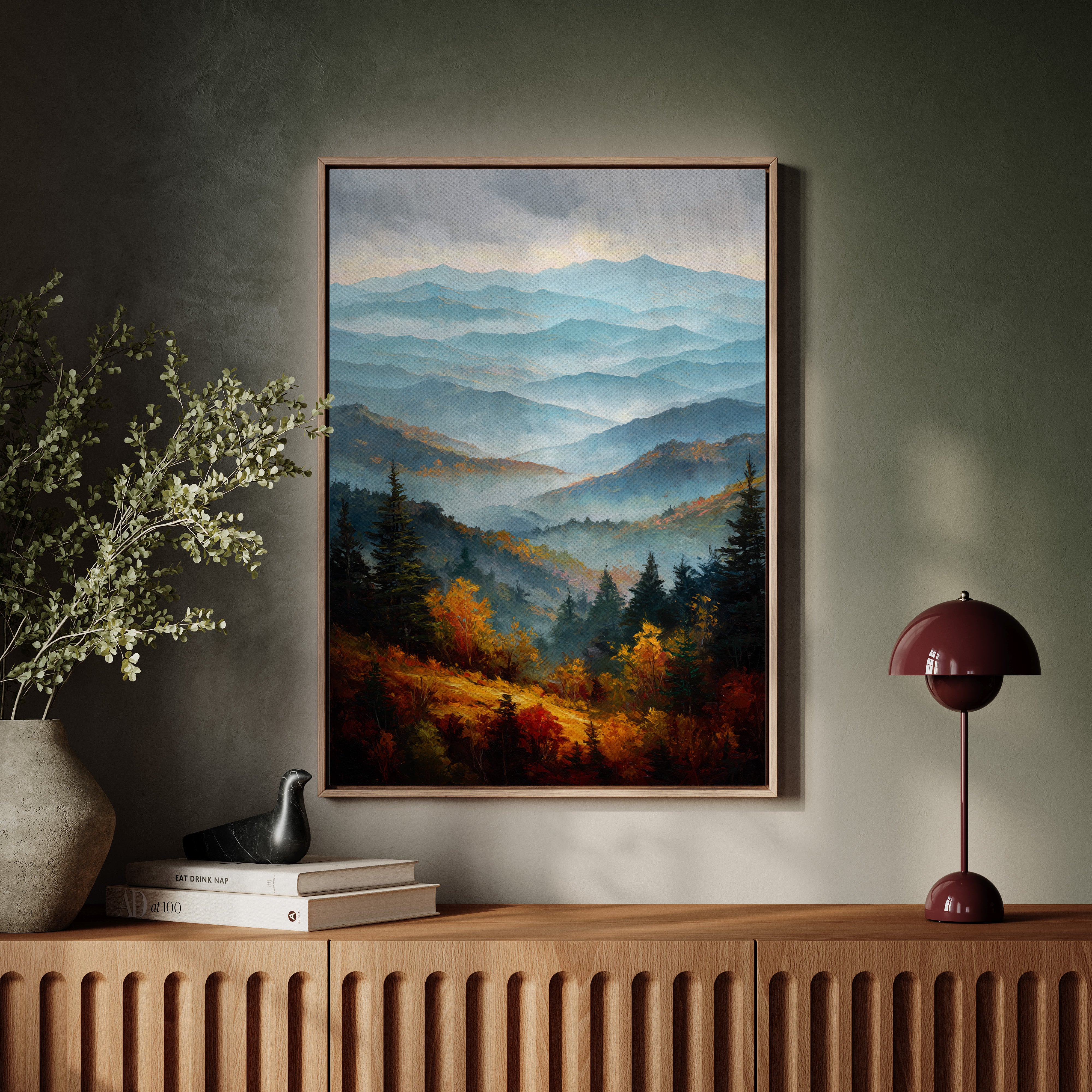 Autumn Peaks Paint The Morning Blue