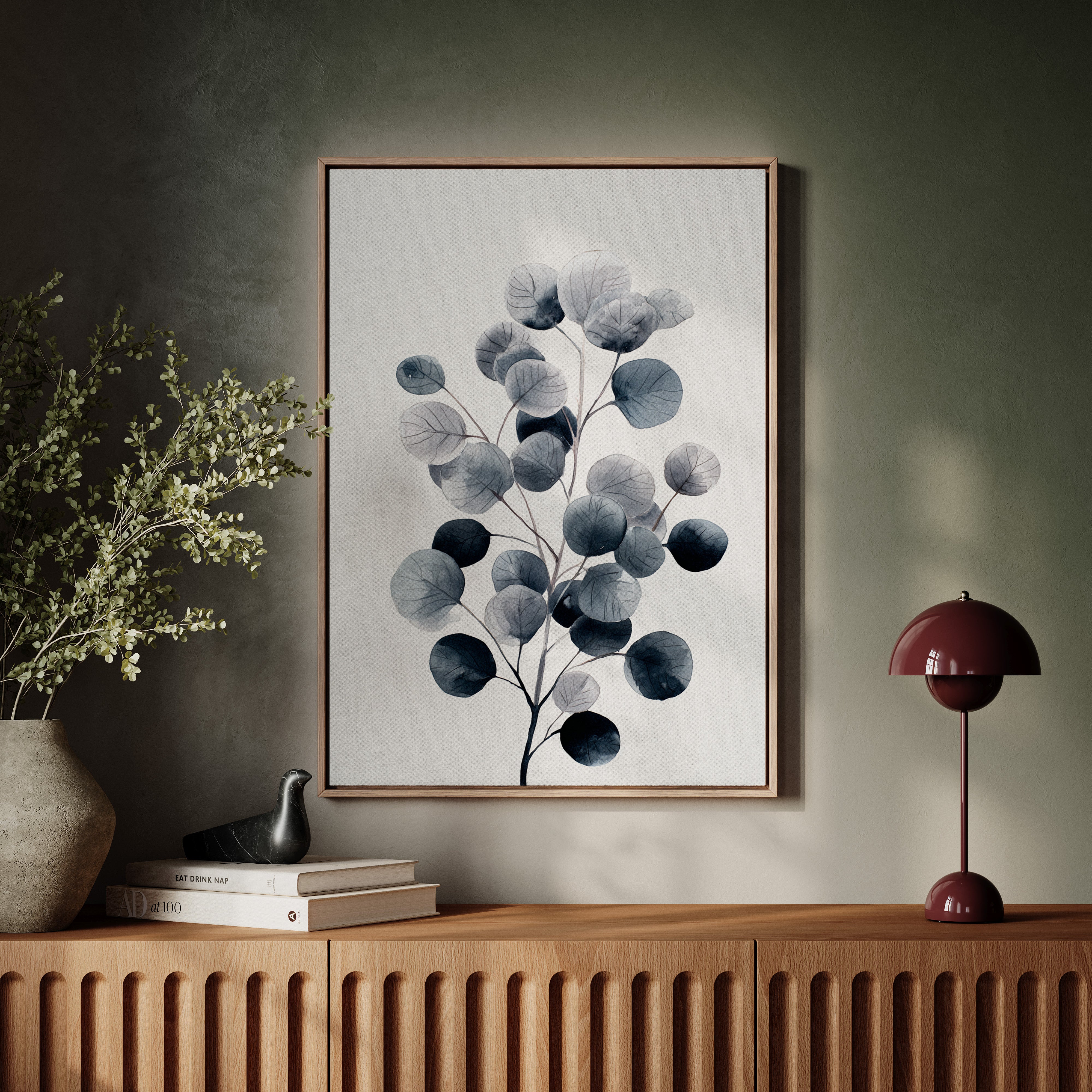 Silver Leaves Dance In Moonlight