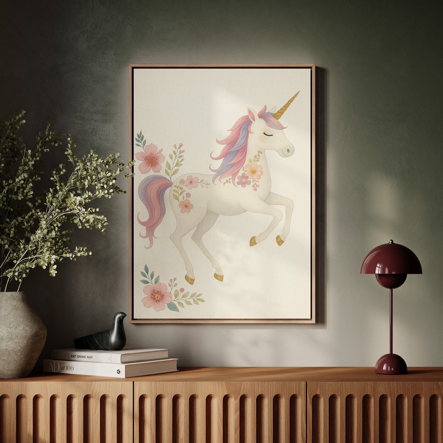 Blossom Mane Unicorn in Dreamy Pastels