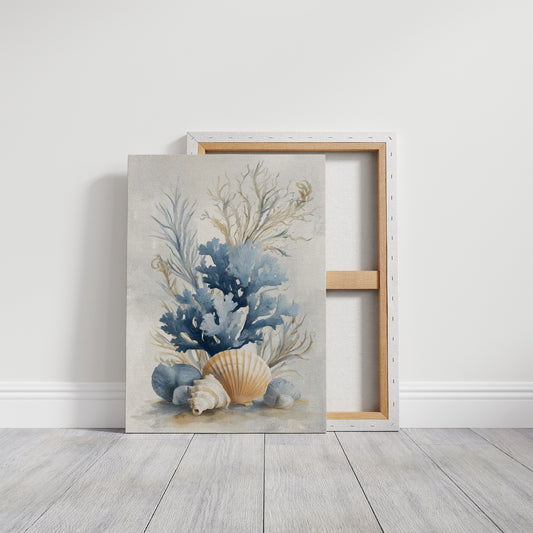 Coastal Memories In Muted Blue