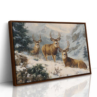 Winter Peaks Call The Deer Home