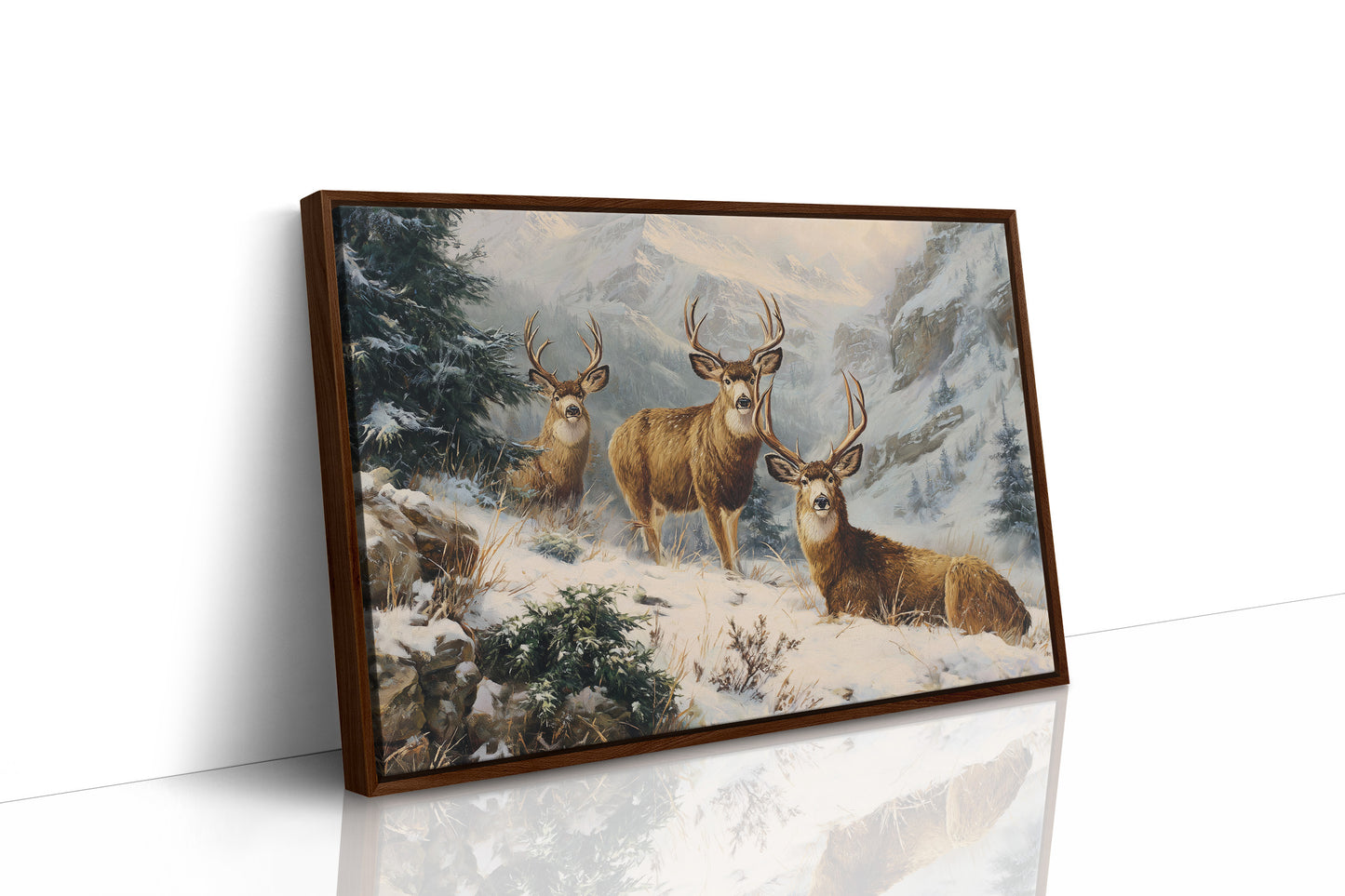 Winter Peaks Call The Deer Home