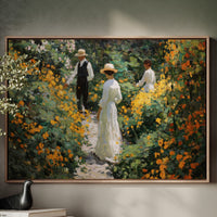 Summer Garden Path Beckons Afternoon