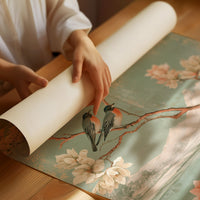 Songbirds in Magnolia Chinoiserie