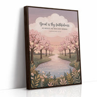 Great Is Thy Faithfulness: Cherry Blossom River
