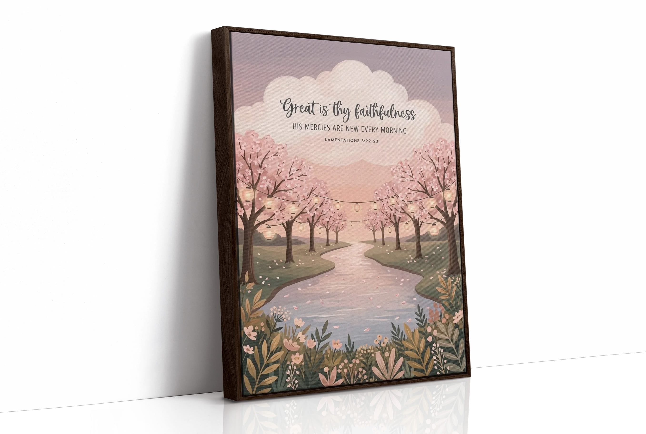 Great Is Thy Faithfulness: Cherry Blossom River