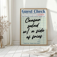 Diner Notes Write Kitchen Poetry