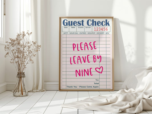 Message From The Kitchen Staff