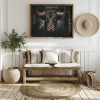 Midnight Bulls Wear Golden Crowns