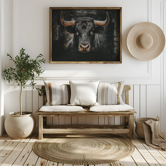 Midnight Bulls Wear Golden Crowns