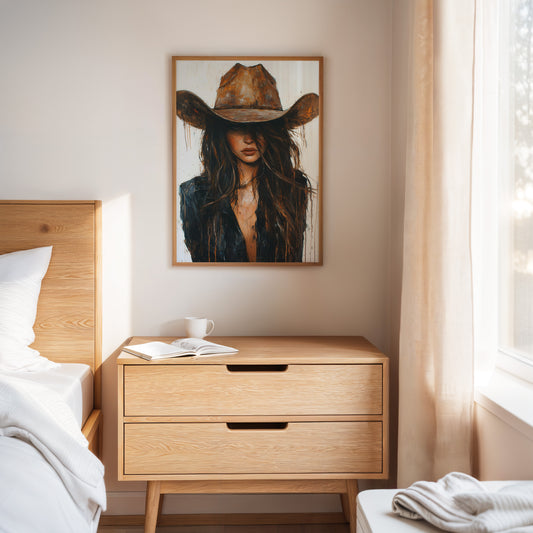 Whiskey Dust – Bold Western Cowgirl Print