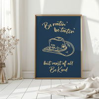 Cowboy Wisdom Writes In Gold