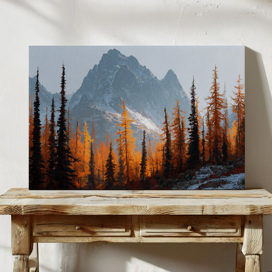 Autumn Fire Meets Mountain Frost